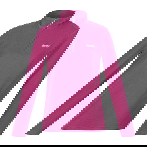 Regatta Womens Sweethart Lightweight Half Zip Fleece Berry Pink Size 16