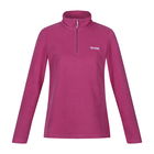Regatta Womens Sweethart Lightweight Half Zip Fleece Berry Pink Size 16