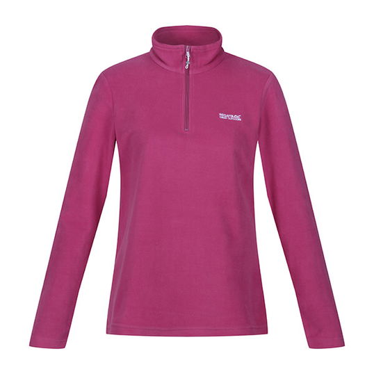 Regatta Womens Sweethart Lightweight Half Zip Fleece Berry Pink Size 16