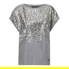 Regatta Womens Roselynn Graphic T-Shirt Paloma Grey Marl Size 20