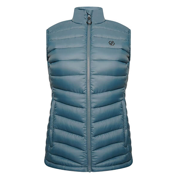 Dare 2b Womens Deter Waterproof Padded Gilet Orion Grey Size 14