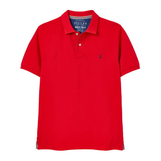 Joules Mens Red Woody Polo Shirt Size L