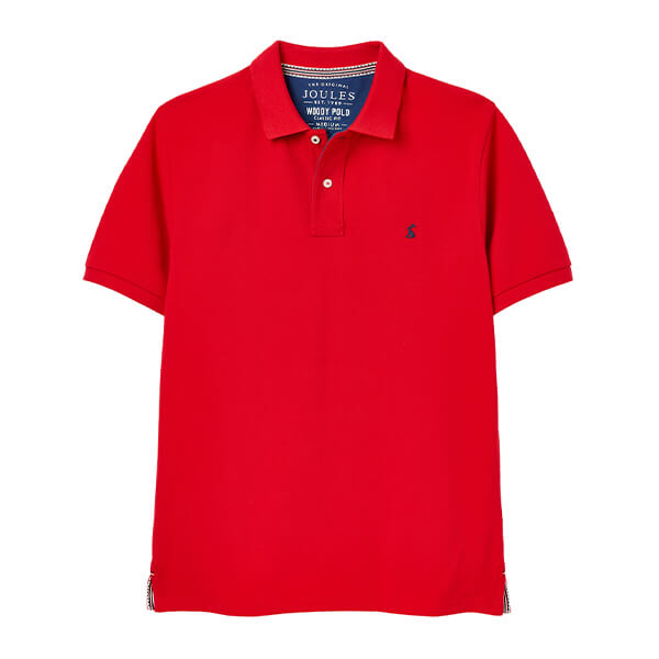 Joules Mens Red Woody Polo Shirt Size M