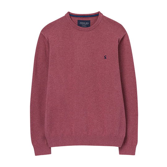 Joules Mens Mid Purple Marl Jarvis Crew Neck Jumper Size XL