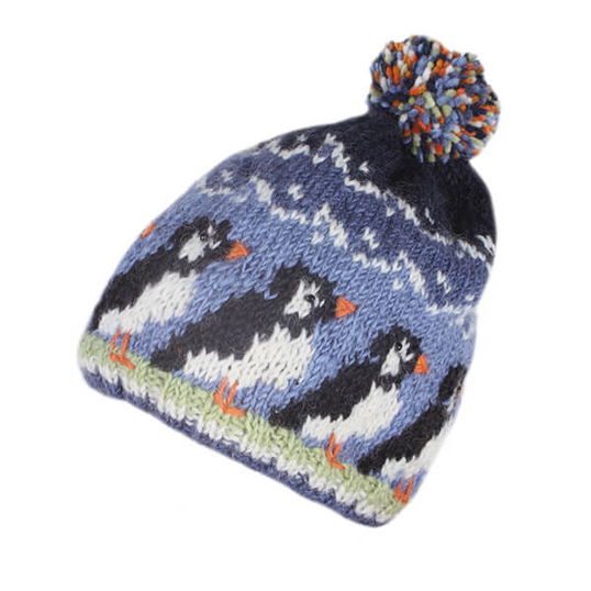 Pachamama Circus Of Puffins Bobble Beanie