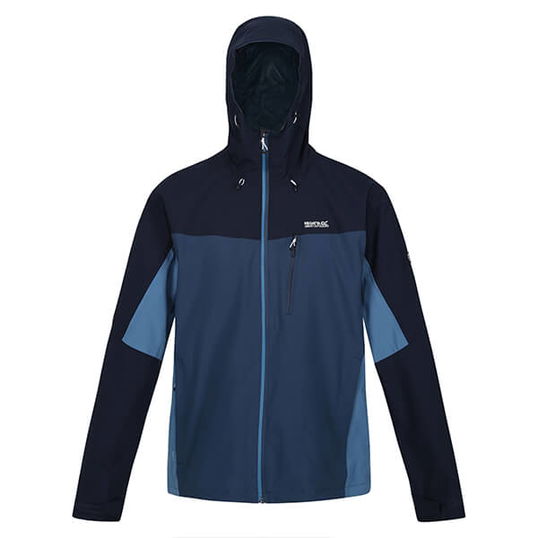 Regatta Mens Birchdale Waterproof Jacket Blue Wing Navy Size M