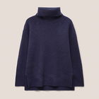 White Stuff Lovely Rib Jumper Navy Size 8