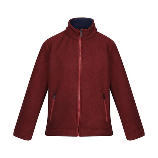 Regatta Mens Garrian II Full Zip Fleece Syrah Red Size XL