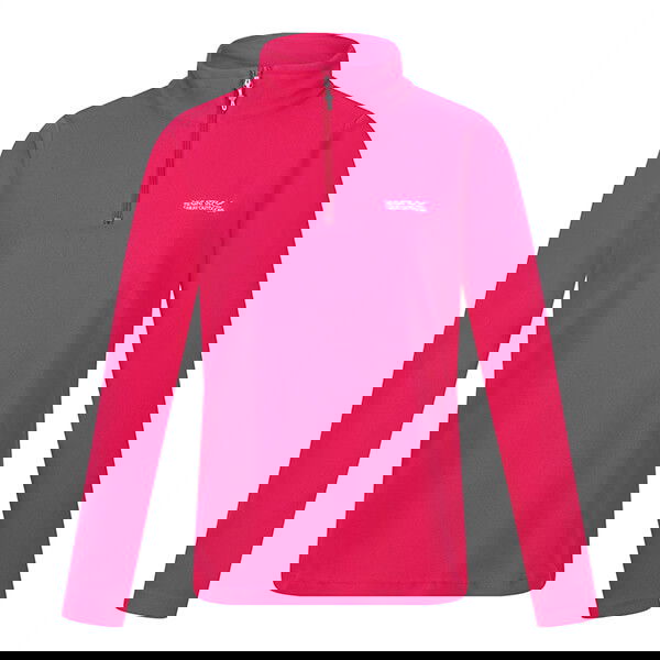 Regatta Womens Sweethart Lightweight Half-Zip Fleece Pink Potion Size 10