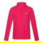 Regatta Womens Sweethart Lightweight Half-Zip Fleece Pink Potion Size 10