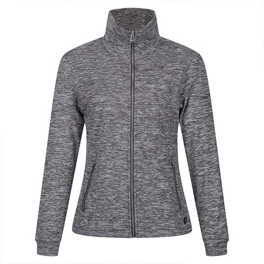 Regatta Womens Azaelia Full Zip Fleece Dark Grey Marl Size 14