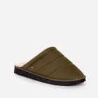 Brakeburn Khaki Quilted Slipper Size 10