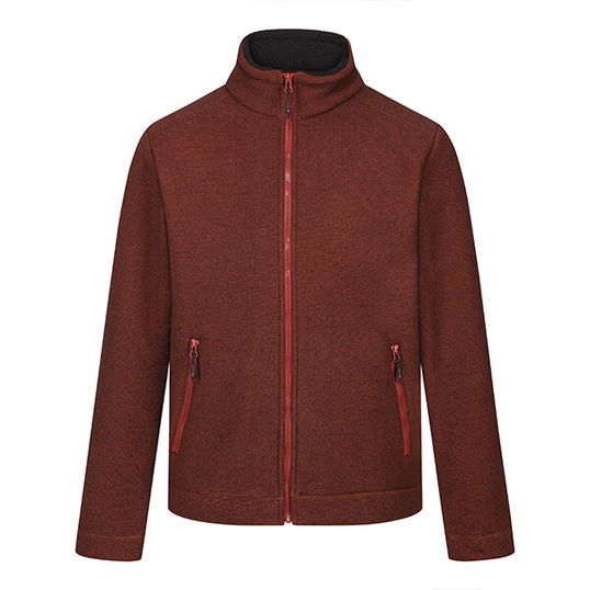 Regatta Mens Garrian II Fleece Burnt Henna Black