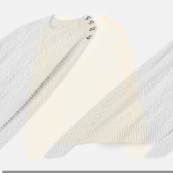 Joules Cream Pippa Cable Knit Jumper