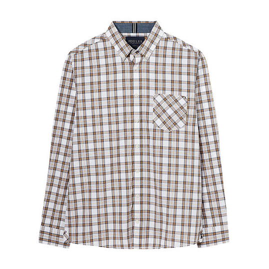 Joules Mens Cream Check Goodridge Shirt