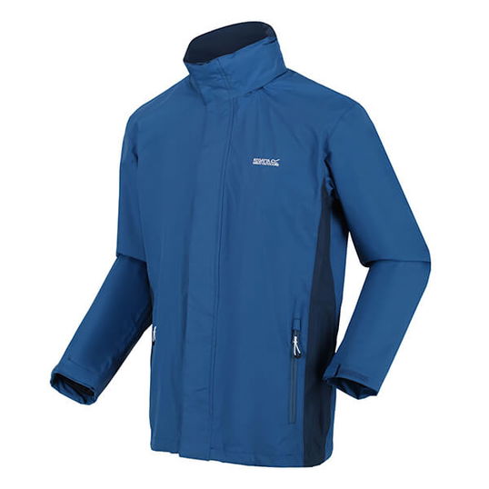 Regatta Men`s Matt Waterproof Jacket Dynasty Blue Moonlight Denim Size L