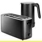 Zwilling Enfinigy 1.5L Kettle Plastic & 2 Long Slot Toaster Black