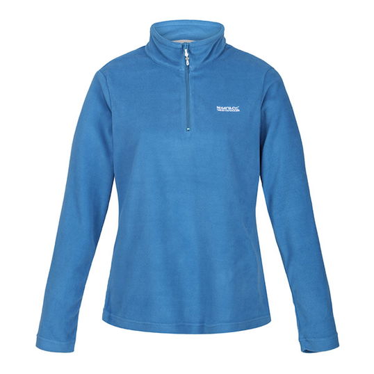 Regatta Womens Sweethart Lightweight Half Zip Fleece Vallarta Blue Size 22