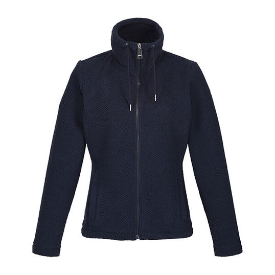 Regatta Womens Kizmit Full Zip Jumper Navy Fluffy Size 20
