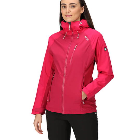 Regatta Womens Birchdale Waterproof Jacket Berry Pink Size 20