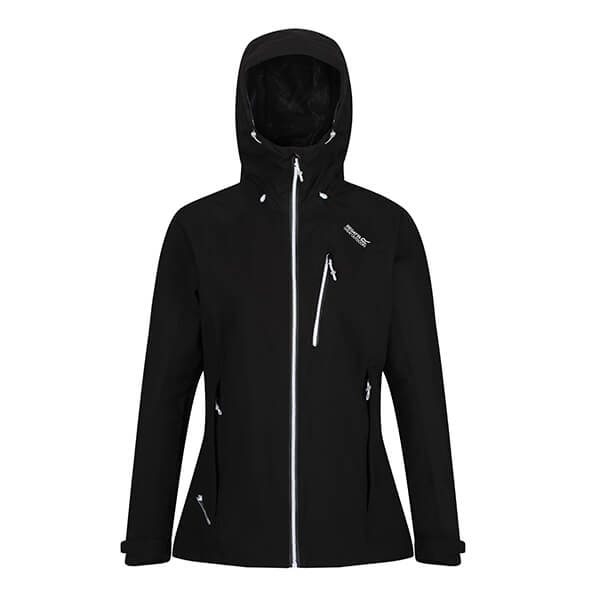 Regatta Womens Birchdale Waterproof Jacket Black Size 18