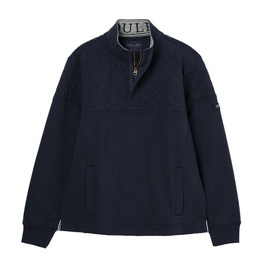 Joules Mens French Navy Darrington Quarter Zip Sweater Size XXL