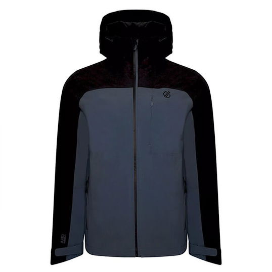 Dare 2b Mens Diluent Recycled Waterproof Jacket Orion Grey Black Size L