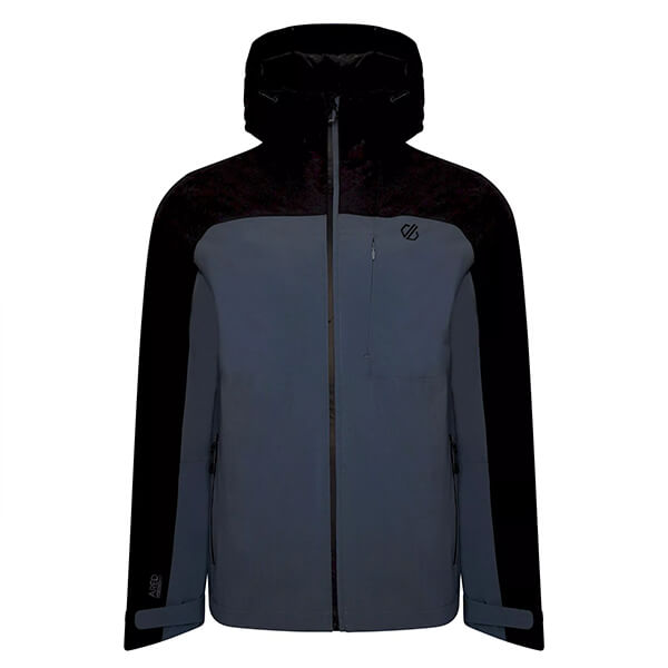 Dare 2b Mens Diluent Recycled Waterproof Jacket Orion Grey Black Size XXL