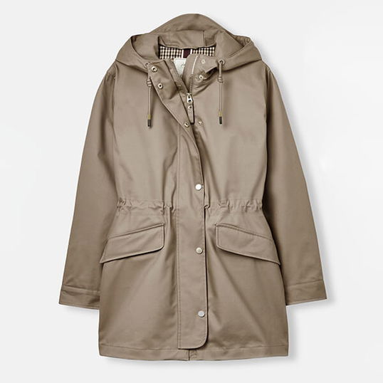 Joules Mushroom Padstow Waterproof Raincoat Size 16