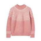 Joules Pink Charlotte Fair Isle Jumper Size 10