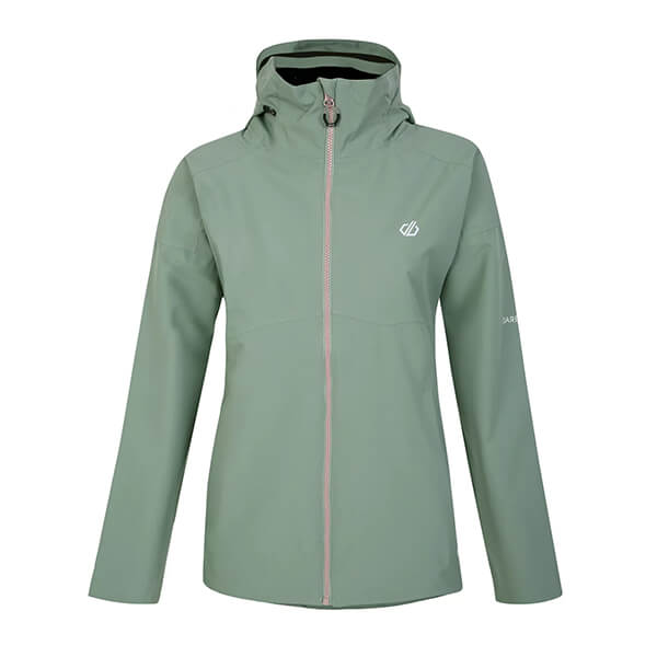 Dare 2b Womens Trail Waterproof Jacket Lilypad Green Size 14