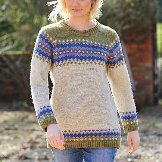 Pachamama Olive Elgin Sweater Size L