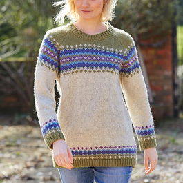 Pachamama Olive Elgin Sweater Size S