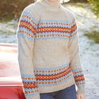 Pachamama Oatmeal Shetland Sweater Size S
