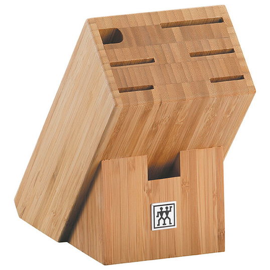 Zwilling J A Henckels 7 Slot Bamboo Empty Knife Block