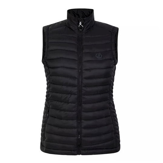 Dare 2b Womens Deter Waterproof Padded Gilet Black Size 14