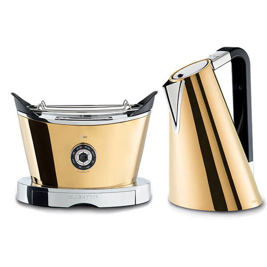 Bugatti Vera Easy Kettle and Volo Toaster Set Gold