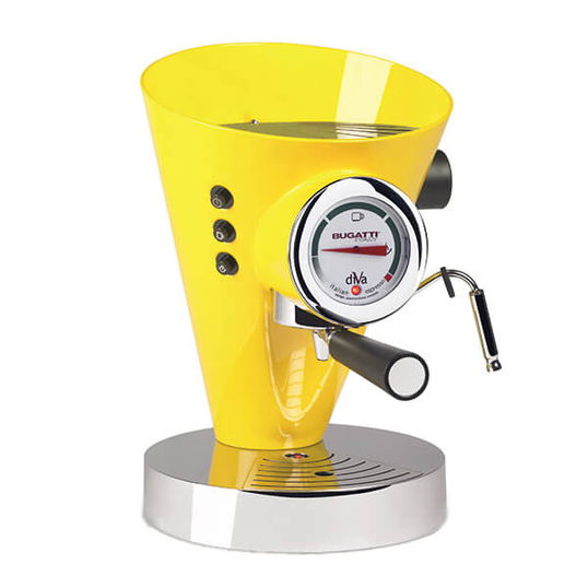 Bugatti Diva Coffee Machine Yellow