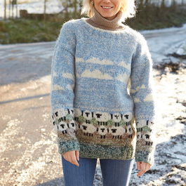 Pachamama Hazy Sheep Sweater Size L