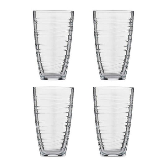 Ravenhead Essentials 480ml Set Of 4 Swirl Super Hiball Glasses