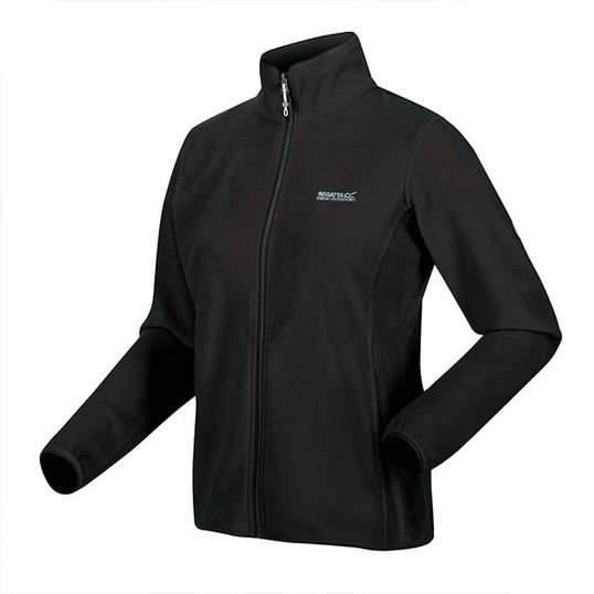 Regatta Women`s Clemance III Full Zip Fleece Black Size 12