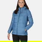 Regatta Womens Toploft II Hooded Puffer Jacket Vallarta Blue Size 12