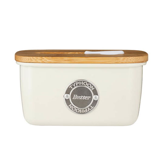Typhoon Living Cream Butter Storage & Spatula Set