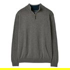Joules Mens Grey Marl Hillside Quarter Zip Funnel Neck Jumper Size XXL
