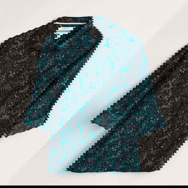 Seasalt Larissa Shirt Woodland Tapestry Onyx Size 10