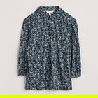 Seasalt 3/4 Embrace Shirt Wax Glaze Tulips Maritime Size 12