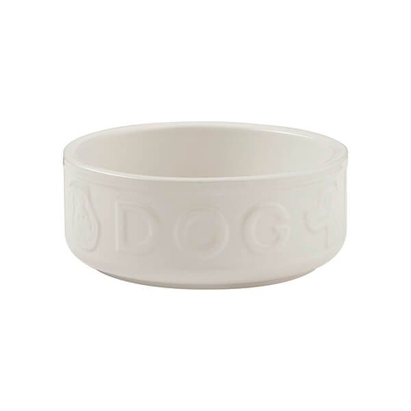 Mason Cash Cream Lettered Dog Bowl 15cm