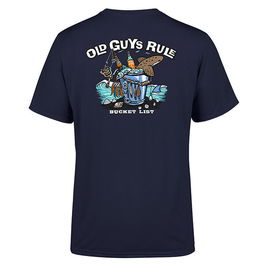 Old Guys Rule Bucket List II T-Shirt Navy 4X-Large