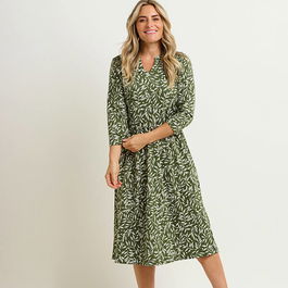 Brakeburn Orchard Leaf Midi Dress Size 12