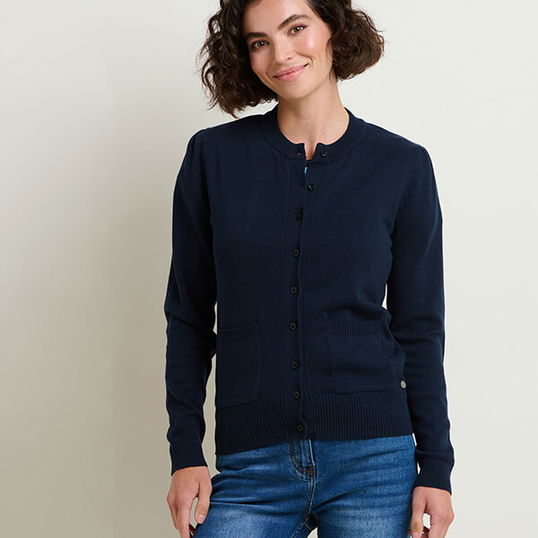 Brakeburn Classic Navy Cardigan Size 12